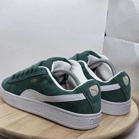 PUMA Hairy Suede Classic Vivid Green Size 8 Mens Brand New - Picture 7 of 8
